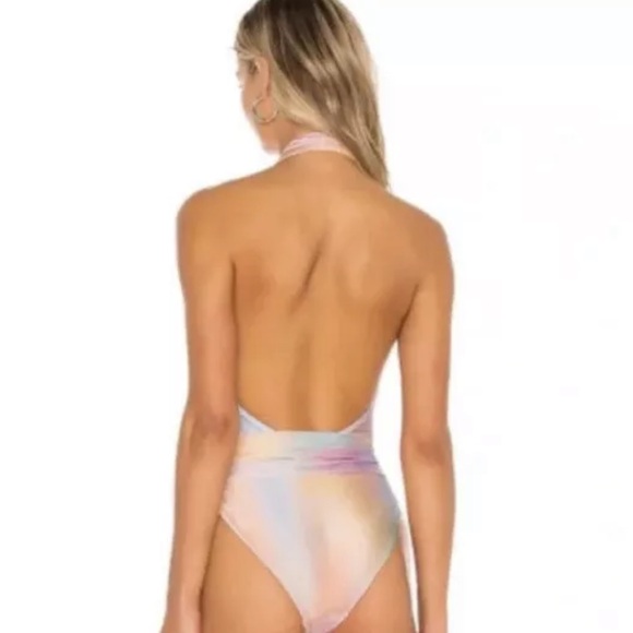 PQ Swim Alex One Piece Swimsuit in Golden Hour New With Tags Size Medium Wrap - Picture 9 of 10